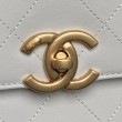 Borse Imitazioni Maxi Flap Chanel Con Manico Superiore AS5543 Bianca