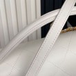 Borse Imitazioni Maxi Flap Chanel Con Manico Superiore AS5543 Bianca