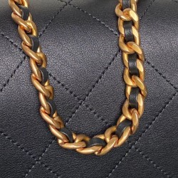 Qualità superiore replica Maxi Flap Chanel Con Manico Superiore AS5543 Nera
