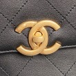 Qualità superiore replica Maxi Flap Chanel Con Manico Superiore AS5543 Nera
