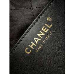 Qualità superiore replica Mini Chanel 22 Pelle di Vitello Lucida AS3980 Nera