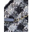 Imitazioni borse griffate Shopping Chanel 25N AS5689 in Tweed Agnello Coco Neige Nero