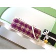 Borse Replica Alta Qualità Shopping Chanel 25N AS5689 in Tweed Agnello Coco Neige Viola