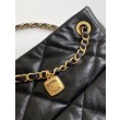 Borsa Shopping Chanel AS5740 Pelle di Agnello Nera