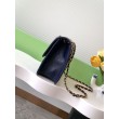 Qualità superiore replica Sweet Flap Chanel 24K Pelle di vacchetta oliata e cerata AS5145 Blu