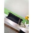 Borse Replica Sweet Flap Chanel 24K Pelle di vacchetta oliata e cerata AS5145 Nero