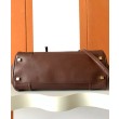 Borsa tote a spalla media Luggage Celine morbida pelle di agnello lucida malva