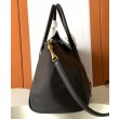 Imitazioni borse griffate tote a spalla media Luggage Celine morbida pelle di agnello lucida nera
