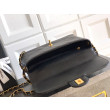 Borsa Tote Chanel 25k Classica con Patta Caviar Pelle di Vitello Nera Hardware Oro Borsa Tote Chanel 25k Classica con Patta Caviar Pelle di Vitello Nera Hardware Oro