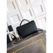 Borsa Tote Chanel 25k Classica con Patta Caviar Pelle di Vitello Nera Hardware Oro Borsa Tote Chanel 25k Classica con Patta Caviar Pelle di Vitello Nera Hardware Oro