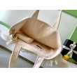 Borsa Tote Chanel Coco Beach con Borsa Piccola Agnello Bianco