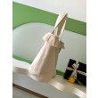 Borsa Tote Chanel Coco Beach con Borsa Piccola Agnello Bianco