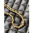 Borsa tote Chanel grande con tracolla a catena AS5303 Nero