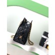Borsa tote Chanel grande con tracolla a catena AS5303 Nero