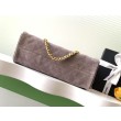 Borsa tote Chanel grande con tracolla a catena AS5303 Scamosciato Grigio