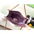 Borse Replica tote Chanel grande con tracolla a catena AS5303 Scamosciato Viola