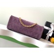 Borse Replica tote Chanel grande con tracolla a catena AS5303 Scamosciato Viola