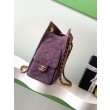 Borse Replica tote Chanel grande con tracolla a catena AS5303 Scamosciato Viola