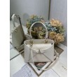 Imitazioni borse griffate tote Dior CD 26SS con fiocco bianca
