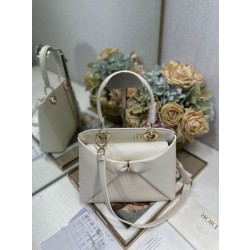 Imitazioni borse griffate tote Dior CD 26SS con fiocco bianca