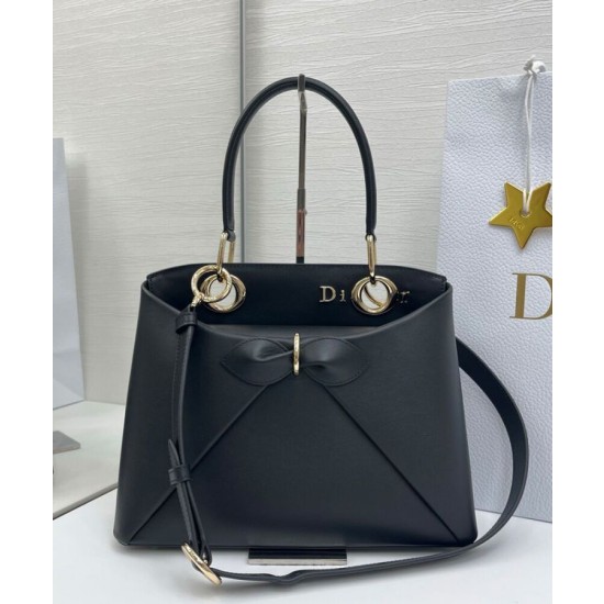 Borse Replica Alta Qualità tote Dior CD 26SS con fiocco Nero