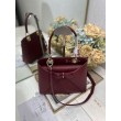 borsa tote Dior CD 26SS fiocco bordeaux