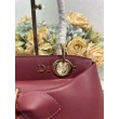 borsa tote Dior CD 26SS fiocco bordeaux