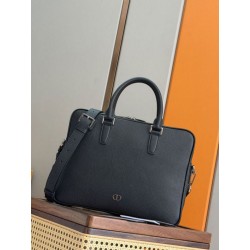 Borsa tote Dior CD Icon Uomo con cerniera nera