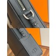 Borsa tote Dior CD Icon Uomo con cerniera nera