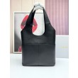 borsa tote Dior Privé Icons Uomo nera in pelle di vitello