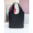 borsa tote Dior Privé Icons Uomo nera in pelle di vitello