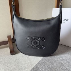 Replica qualità specchio Celine Heloise Medium, borsa a tracolla nera