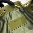 Chanel AS5293, borsa a secchiello con coulisse piccola Hobo Vintage Verde pelle di daino