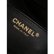 Chanel AS5293 Borsa Replica 1:1 a secchiello piccola Hobo Vintage con coulisse in denim nero