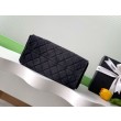 Chanel AS5293 Borsa Replica 1:1 a secchiello piccola Hobo Vintage con coulisse in denim nero