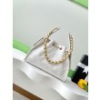 Chanel AS5293 Borse Firmate Replica a secchiello piccola Hobo Vintage con coulisse in pelle di vitello granata Bianco