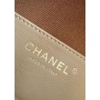 Chanel AS5293 Borse Imitazioni a secchiello piccola Hobo Vintage con coulisse in pelle scamosciata marrone