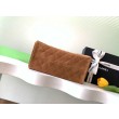 Chanel AS5293 Borse Imitazioni a secchiello piccola Hobo Vintage con coulisse in pelle scamosciata marrone