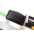 Chanel AS5293 Borsa a secchiello piccola Hobo Vintage con coulisse in vacchetta nera