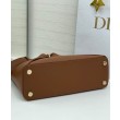 Dior CD 26SS Borse Imitazioni tote con fiocco color caffè