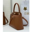 Dior CD 26SS Borse Imitazioni tote con fiocco color caffè