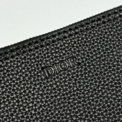 Replica qualità specchio borsa tote Dior Privé Icons Uomo nera in pelle di vitello