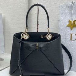 Replica qualità specchio Borse  Alta Qualità tote Dior CD 26SS con fiocco Nero