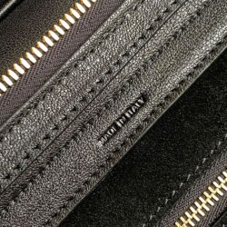 Replica Imitazioni borse griffate tote a spalla media Luggage Celine morbida pelle di agnello lucida nera Imitazioni Replica qualità specchio Imitazioni borse griffate tote a spalla media Luggage Celine morbida pelle di agnello lucida nera