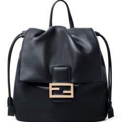 Replica qualità specchio Zaino con coulisse da donna Fendi Cappuccino Vintage Nero