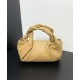 Replica qualità specchio Qualità superiore replica tote Fendi Spy Mini/Piccola/Grande Albicocca