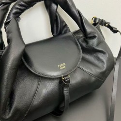 Replica Borse tote Fendi Spy Mini/Piccola/Grande Nera Imitazioni Replica qualità specchio Borse tote Fendi Spy Mini/Piccola/Grande Nera