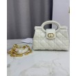 Mini borsa a mano Dior Jolie Cannage S3123 Beige
