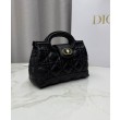 Mini borsa a mano Dior Jolie Cannage S3123 Nero