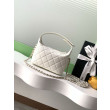Pochette Chanel 25S con catena Pelle di vitello granata AP4747 Bianco Pochette Chanel 25S con catena Pelle di vitello granata AP4747 Bianco